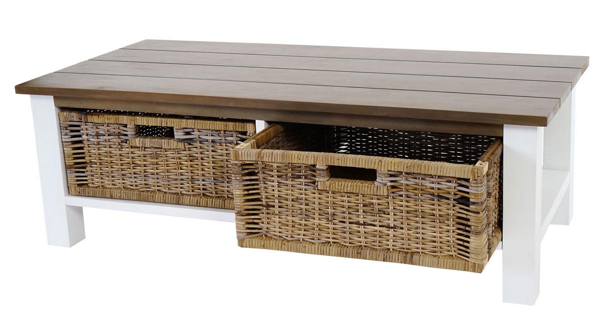 COUCHTISCH rechteck Braun - Braun, Holz (52/112/38cm) - MCW