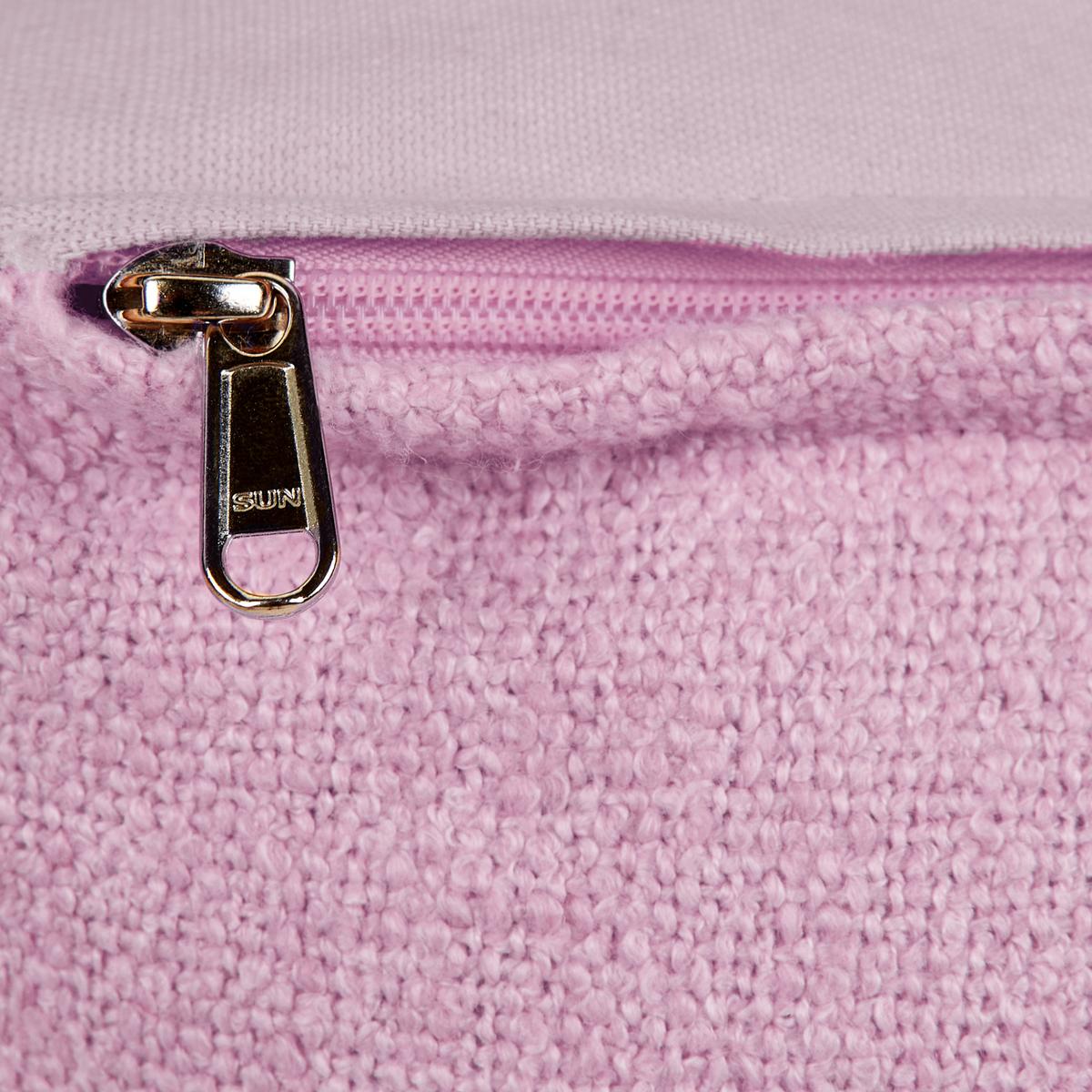 POUF Rosa Sherali - Pink, Naturmaterialien (50/30/50cm) - Beliani