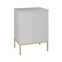 WASCHTISCHUNTERSCHRANK 60.6cm Daria Weiß - Weiß, Holzwerkstoff (60.6/84.2/45.8cm) - Petits-meubles