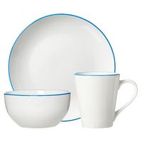FRÜHSTÜCKS-SET Adela blau 18-tlg. - Blau, Keramik (2/2/2cm) - Ritzenhoff Breker