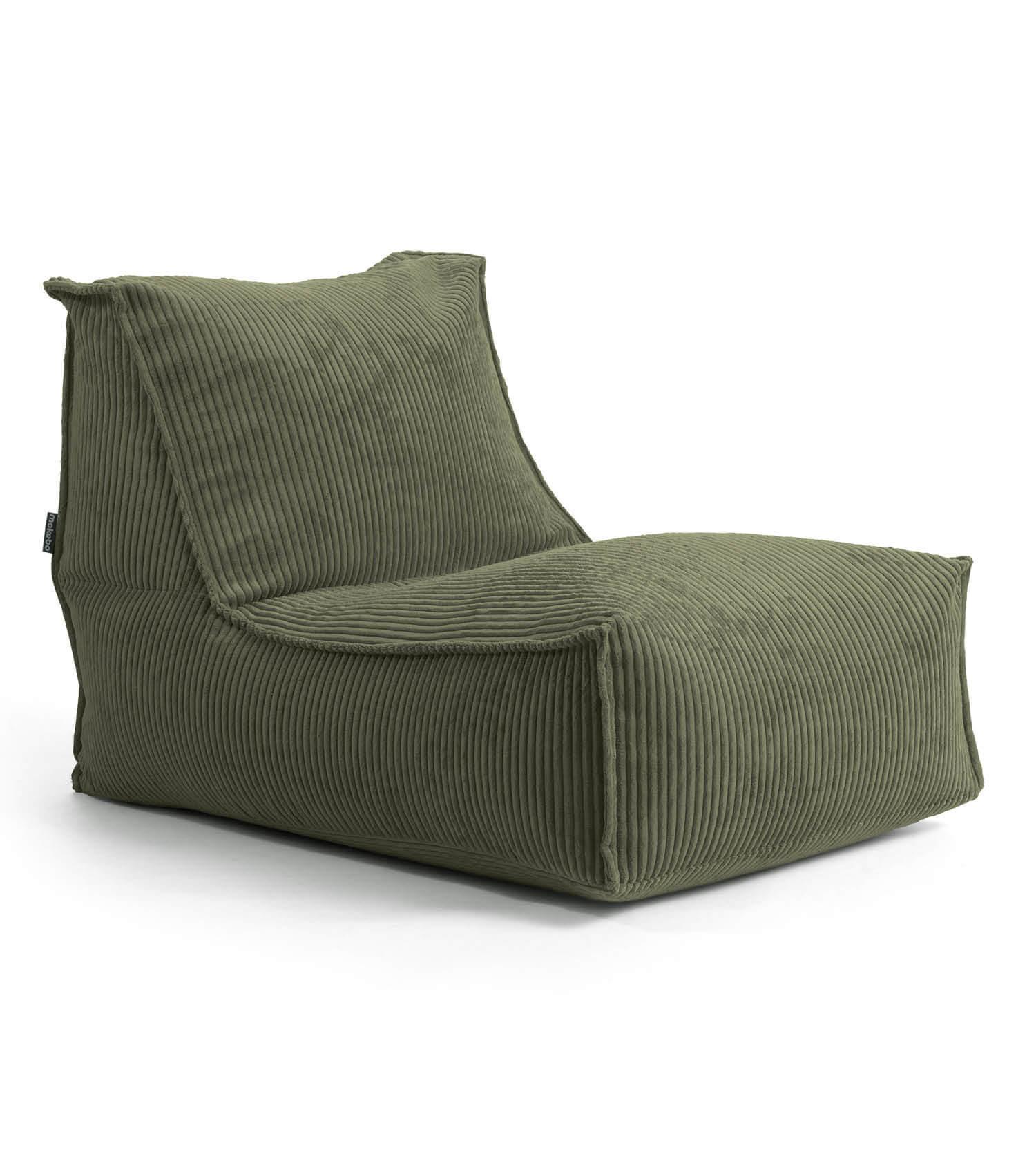 SITZSACK Cord Doze - Grün, Textil (60/65/95cm) - Mokebo