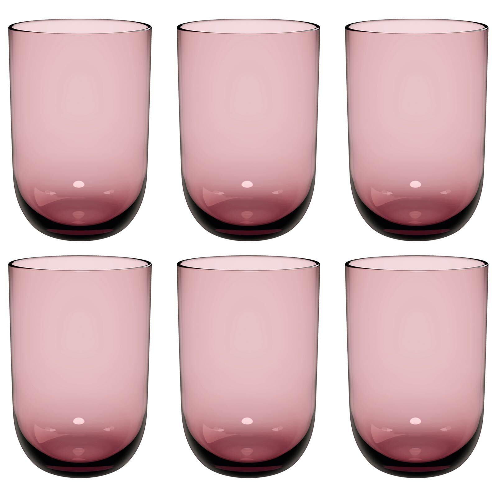 LONGDRINKBECHER Like Glass Grape 385 ml 6er Set - Pink, Glas (0.385L) - like.Villeroy & Boch