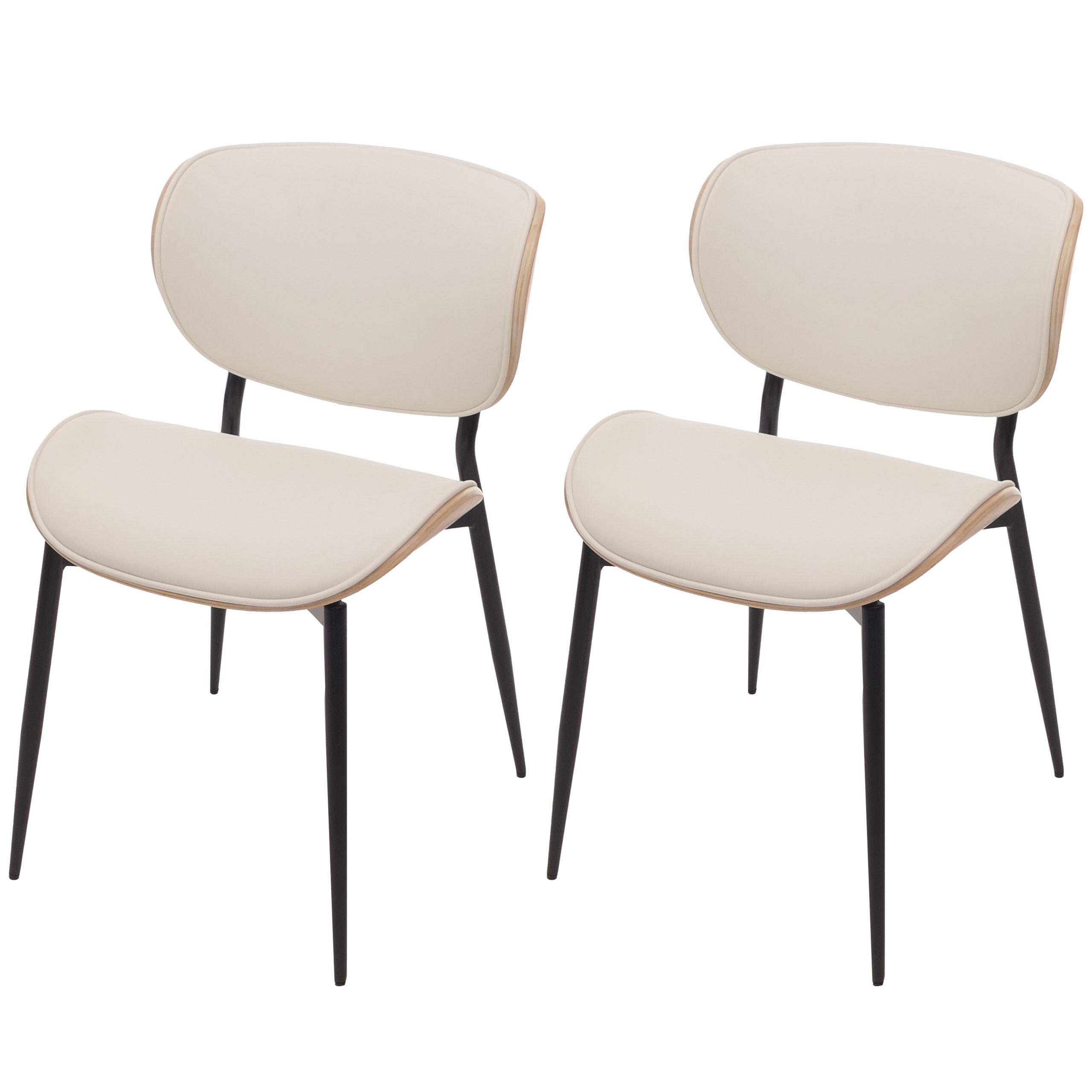 ESSZIMMERSTUHL Beige, Weiß - Beige/Weiß, Textil (50/80/51cm) - MCW