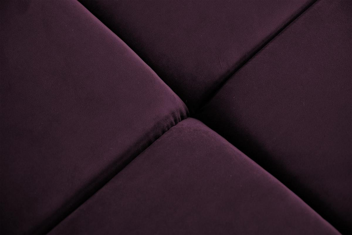 ECKSOFA MIT MOTORISCHEM SITZVORZUG NEVADA Violett Velvet Relaxfunktion - Violett/Schwarz, Textil (319/215cm) - KAWOLA