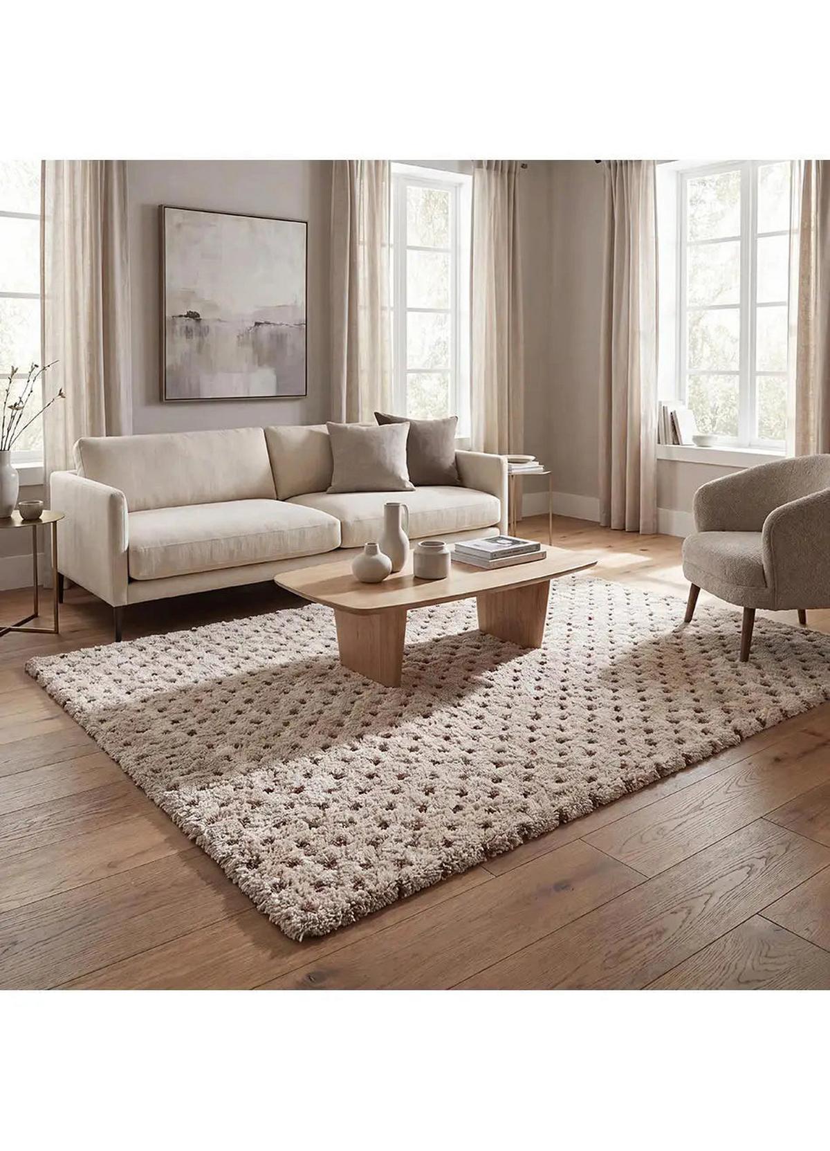 KINDERTEPPICH Beige / Creme Ember 120/170 cm - Beige, Textil (120/170cm) - Atticgo