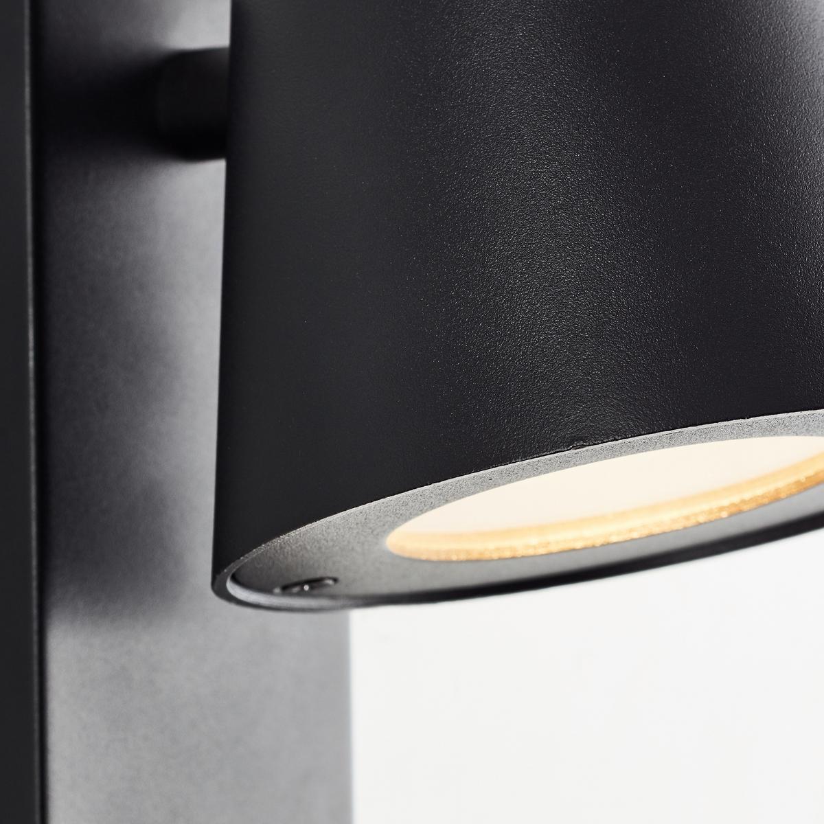 AUSSENWANDLEUCHTE Bari 44320/06 - Schwarz, Metall (11/17/15.5cm) - Brilliant
