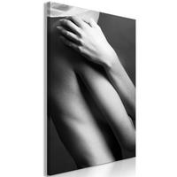 KUNSTDRUCK Schwarz-Weiß 40/60 cm - Schwarz, Textil (40/60cm) - KUNSTLOFT