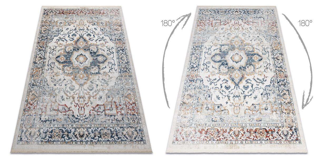 TEPPICH Distin 80/150 cm - Blau, Textil (80/150cm) - rugsX