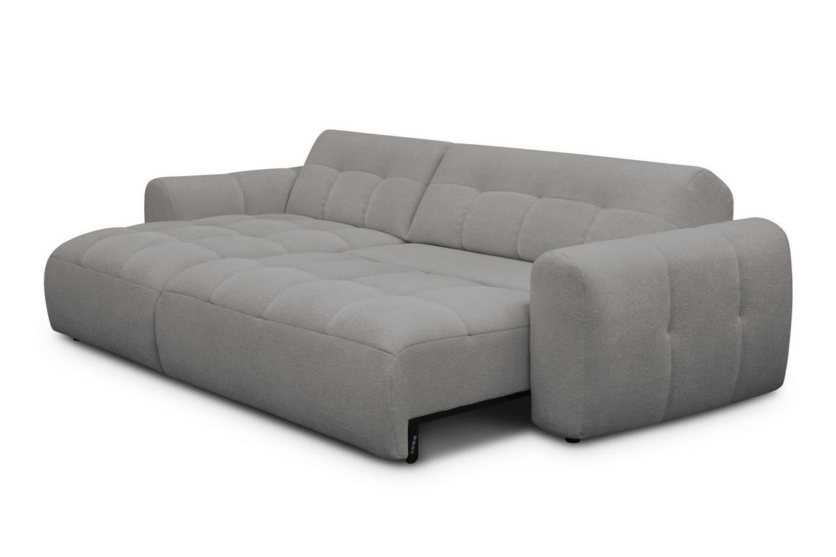 ECKSOFA LUMERO 4-Sitzer LINKS, taupe - Taupe/Schwarz, Holz/Textil (275/166cm) - Courtois Laville