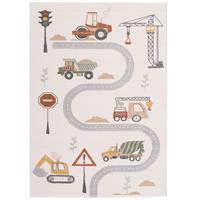 KINDER TEPPICH MAUI KIDS BAUSTELLE - Multicolor, Textil (120/170cm) - Pergamon