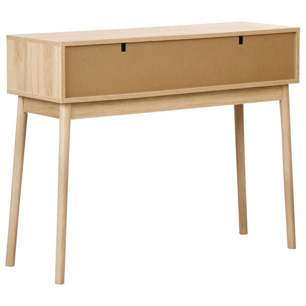 KONSOLENTISCH Hellbraun Lynwood - Braun, Holzwerkstoff (100/81/35cm) - Beliani