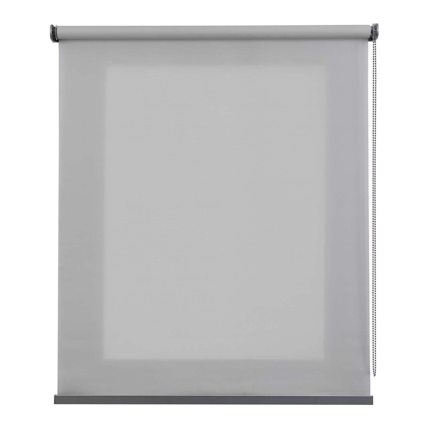 ROLLO Hellgrau, 80cm x 250cm - Hellgrau, Kunststoff (80/250cm) - STORESDECO