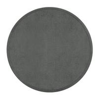 KURZFLORTEPPICH Waschbar, einfarbig, aus Polyester, Anthrazit, Ø 160 cm - Anthrazit, Textil (160/160cm) - KADIMA DESIGN