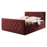 BOXBETT Malaga - H3 - Bordeaux, Holz (160/200cm) - MIRJAN24
