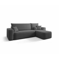 ECKSOFA Agepo Stoff Quelle - Anthrazit, Holzwerkstoff/Textil (250/150cm) - Fun Möbel