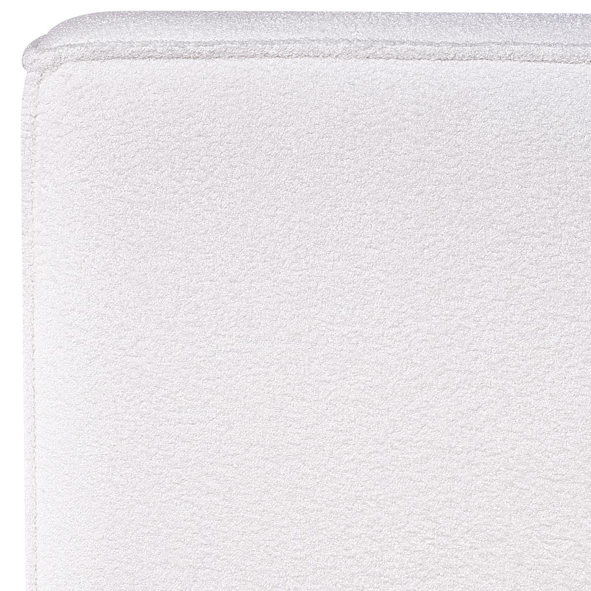 POLSTERBETT mit Lattenrost 160x200 cm Weiß Linards - Weiß, Textil (160/200cm) - Beliani