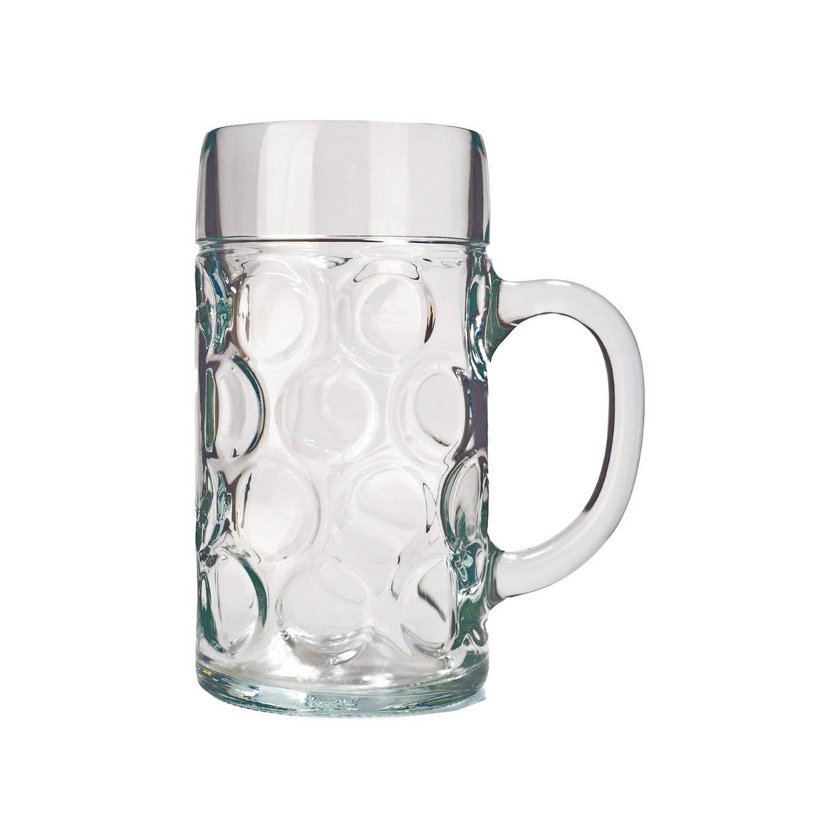 BIER- & MASSKRÜGE-SET Isar transparent 0,5l + 1l 12er Set - Transparent, Glas (0.001L) - Stölzle Lausitz