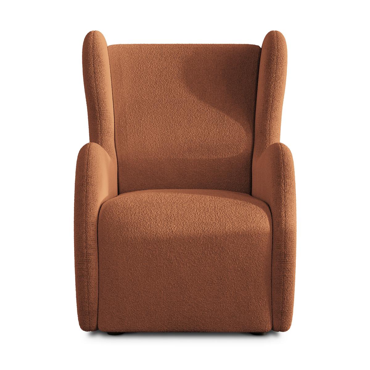 SESSEL MASTI Polstersessel Loungesessel ergonomisch, Orange - Orange, Holzwerkstoff/Kunststoff (74/100/86cm) - MASSENO