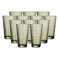 LONGDRINKGLÄSER Favo Oliv 400 ml 12er Set - Olivgrün, Glas (0.4L) - Ritzenhoff Breker