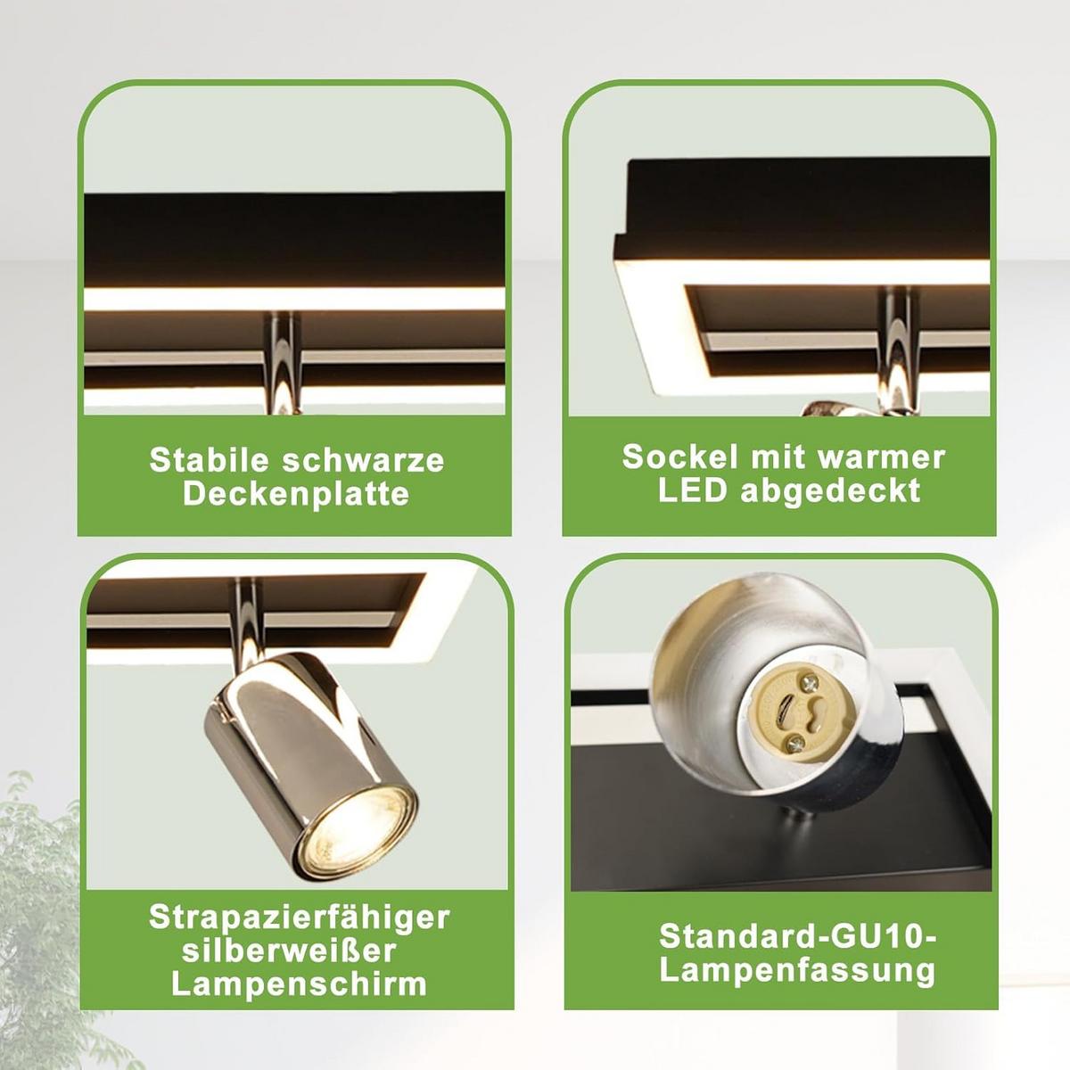 STRAHLER Syxthork 16/13/68 cm - Schwarz, Metall (68/16/13cm) - ZMH