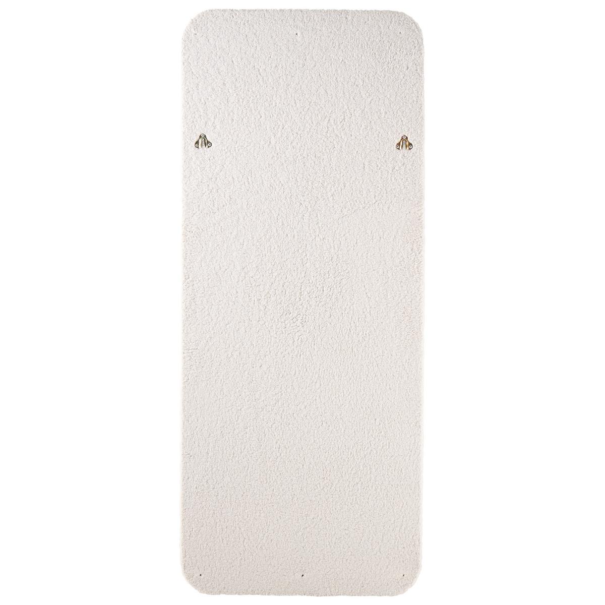 WANDSPIEGEL 70/170 cm Cremeweiß Quimper - Creme, Textil (70/170/5cm) - Beliani