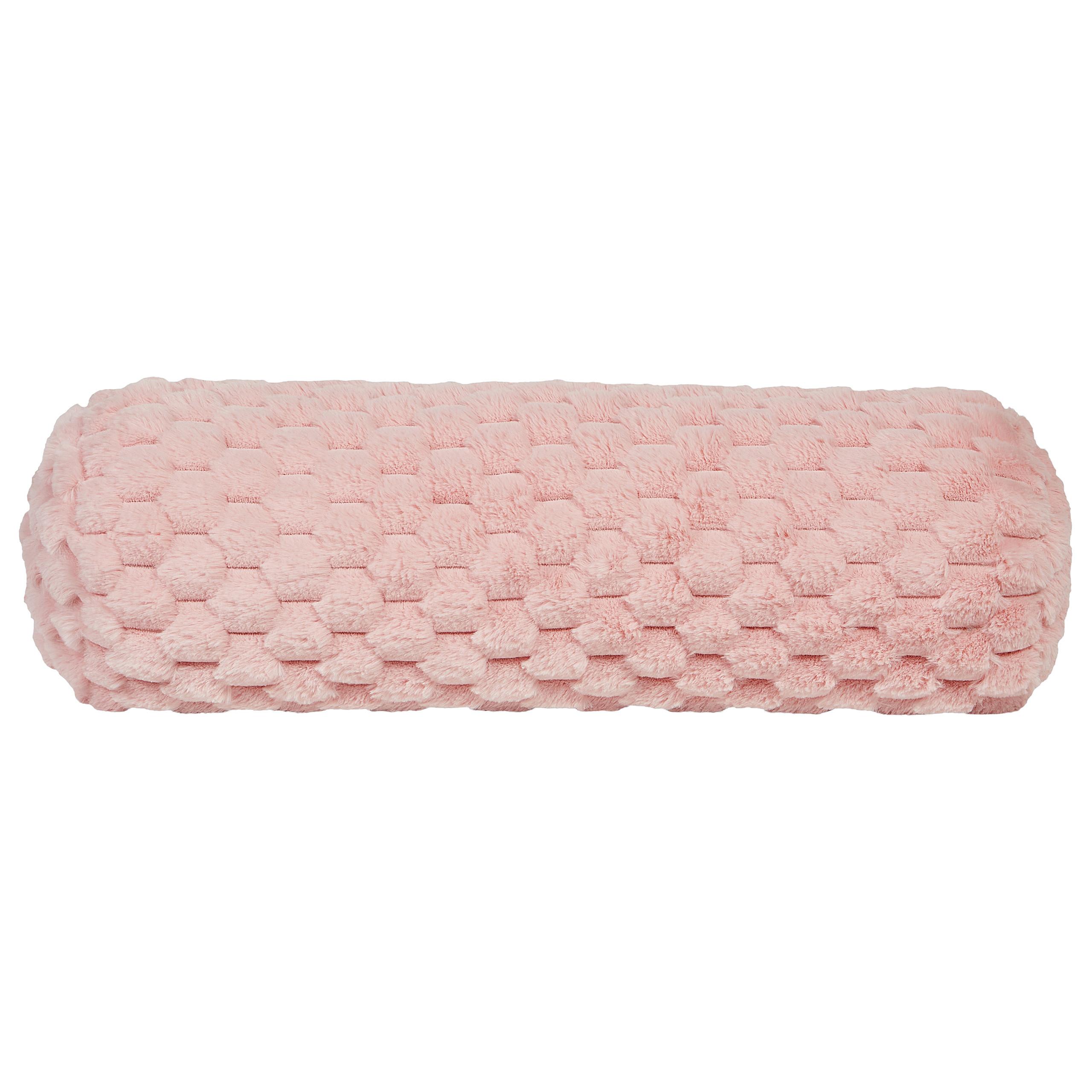 DEKOKISSEN Rosa 60/22 cm Linden - Pink, Kunststoff (60/22cm) - Beliani