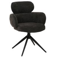 ESSZIMMERSTUHL Anthrazit - Anthrazit, Textil (61/86/69cm) - MCW