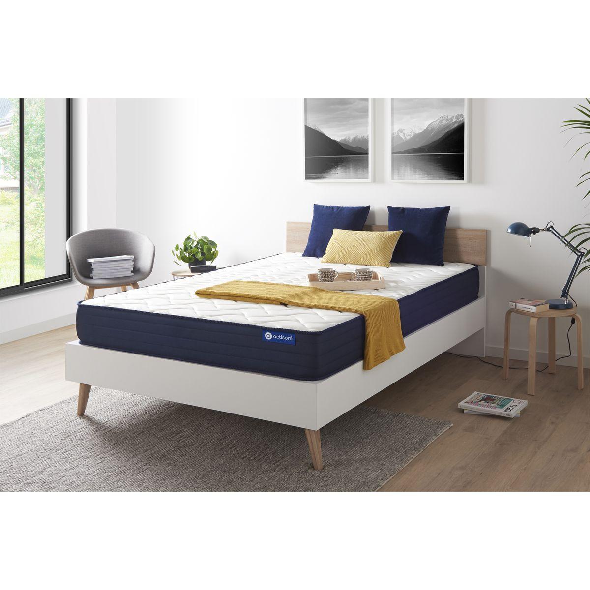 MATRATZE Actilatex life Latex und Memory-Schaum 140 x 200 cm h4 - Weiß, Textil (140/200cm) - ACTISOM
