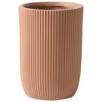 BLUMENKÜBEL Braun Eantio - Braun, Keramik (56cm) - Beliani