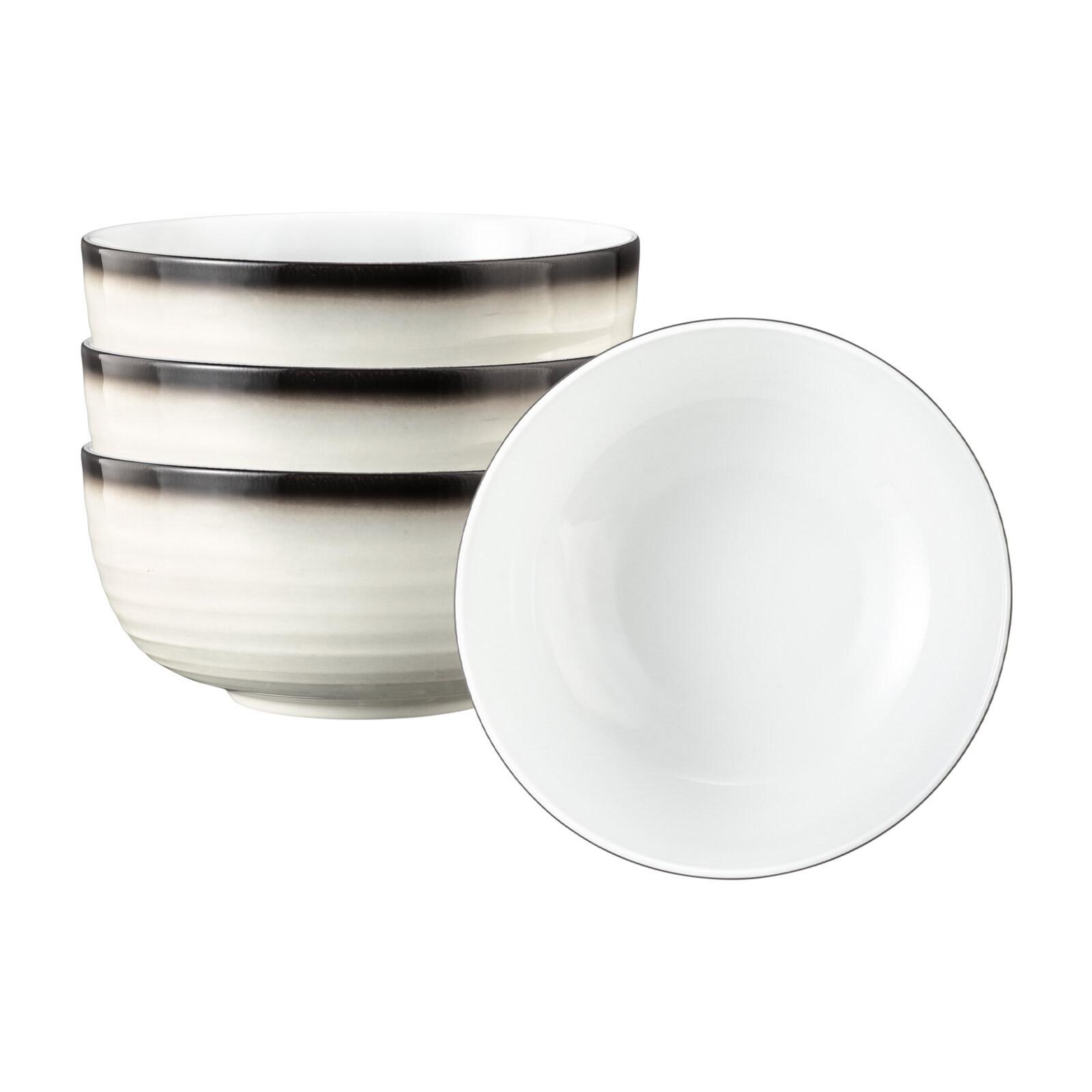 MÜSLISCHALEN Terra Corso ø 15 cm 4er Set - Beige/Grau, Keramik (15cm) - Seltmann Weiden