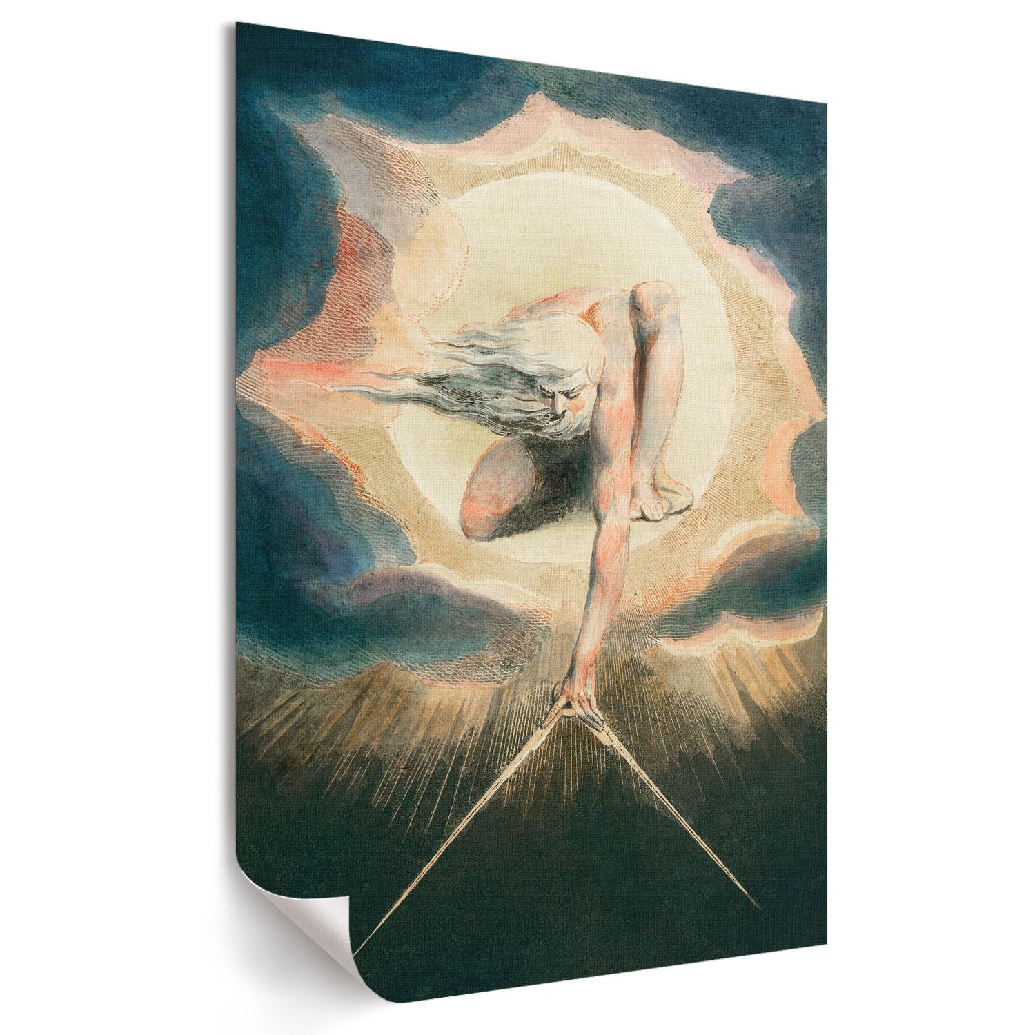 POSTER - 21x29 cm - William Blake - Alter Mann der Tage - Creme, Textil (21/29.7/0.1cm) - TULUP