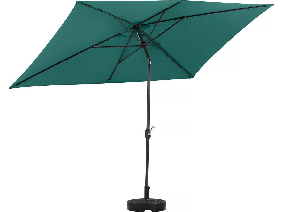 SONNENSCHIRM sol 2 Grün - Grün, Metall (300/200cm) - Habitat Garten