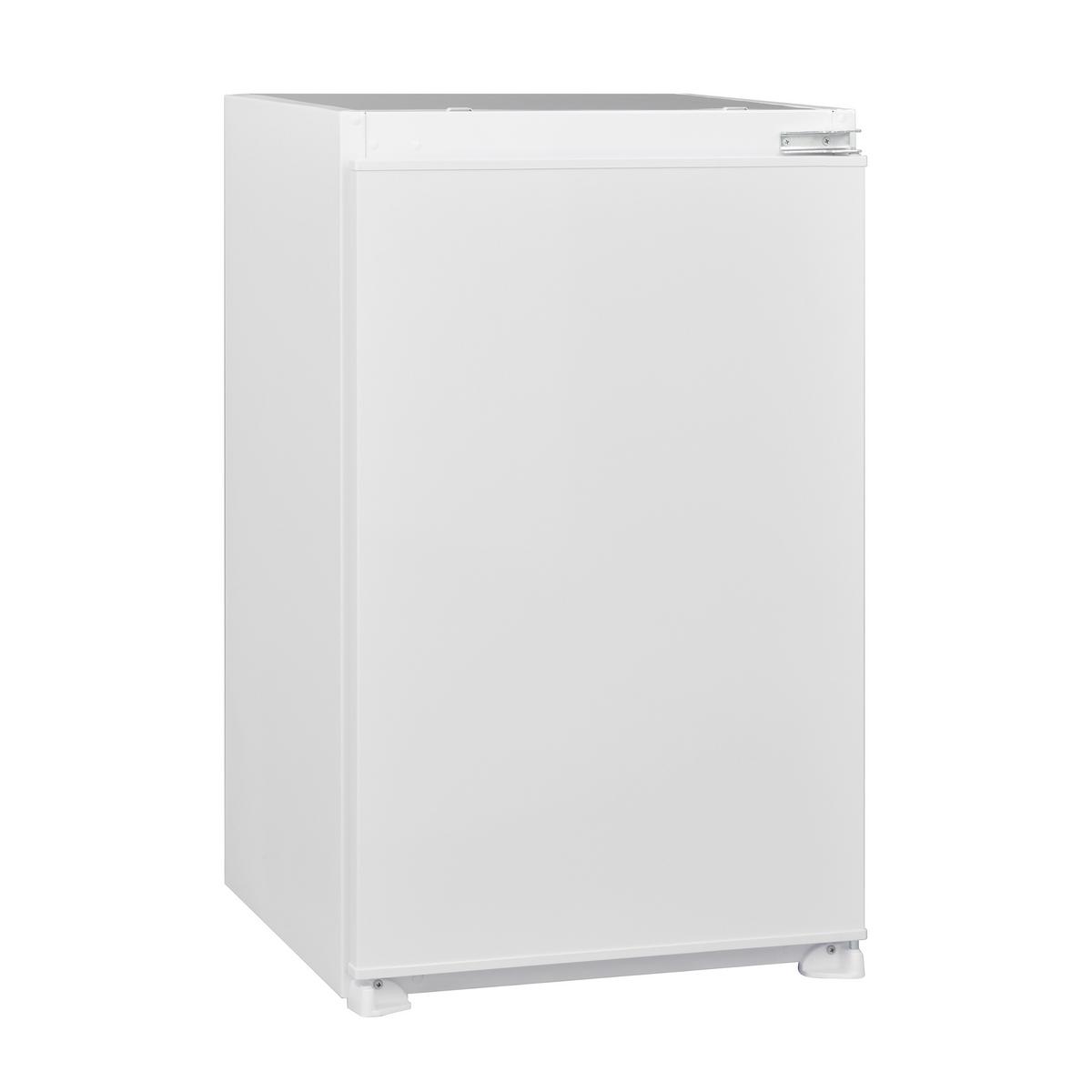 KÜHLSCHRANK Einbau, ohne Gefrierfach, 88cm Nische, Schlepptür-Technik, 126 Liter Nutzinhalt, Temperaturregelung, weiß, EK88S134E - Weiß, Glas/Kunststoff (54/87.5/54.5cm) - Telefunken