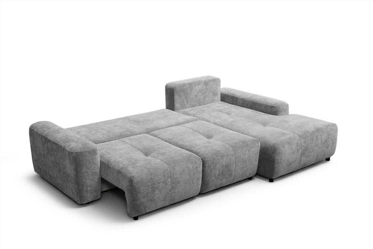 ECKSOFA Argos In Vibe - Grau, Holzwerkstoff/Textil (267/170cm) - Fun Möbel
