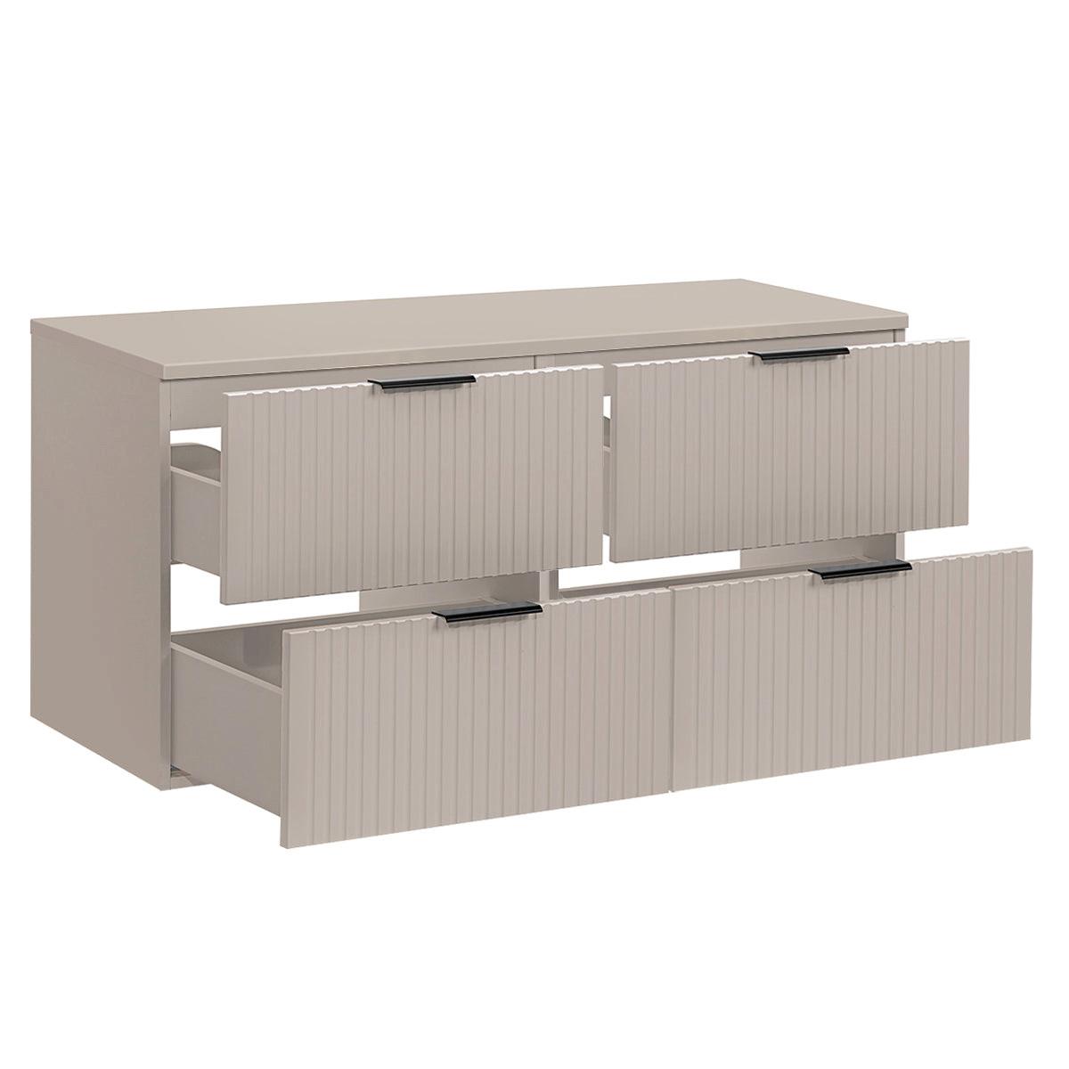 WASCHTISCHUNTERSCHRANK 120.8cm Adriel Kaschmir - Beige, Holzwerkstoff (120.8/59/46cm) - Petits-meubles