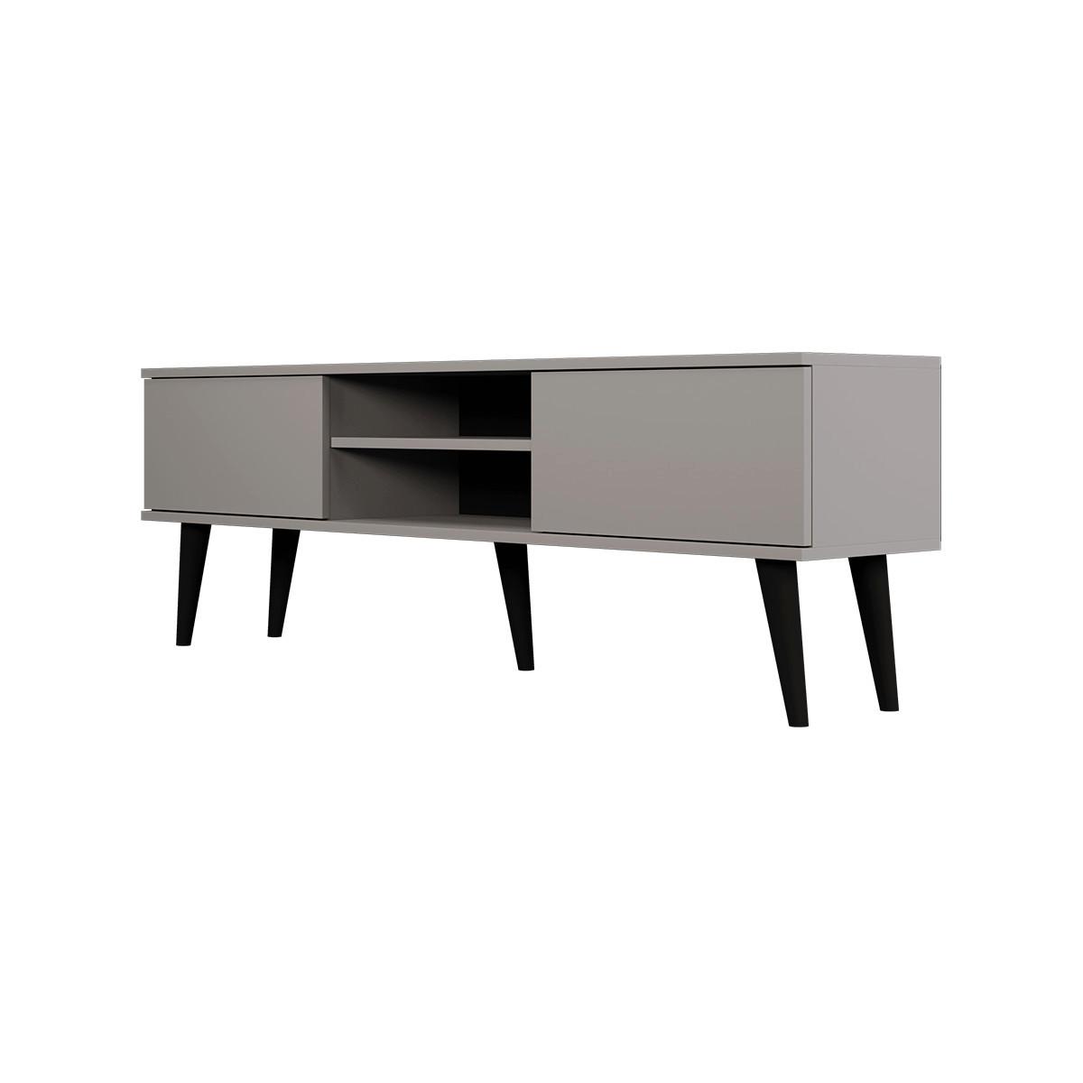 TV-MÖBEL Toronto Grau - Grau, Holzwerkstoff (160/55/35cm) - Petits-meubles