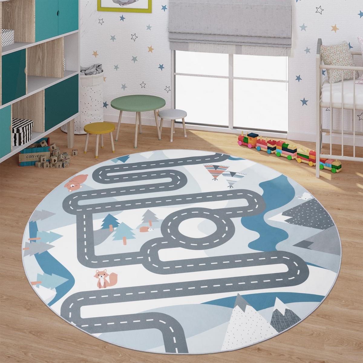KINDERTEPPICH Creme Ø 200 cm - Creme, Kunststoff (200/200cm) - TT Home