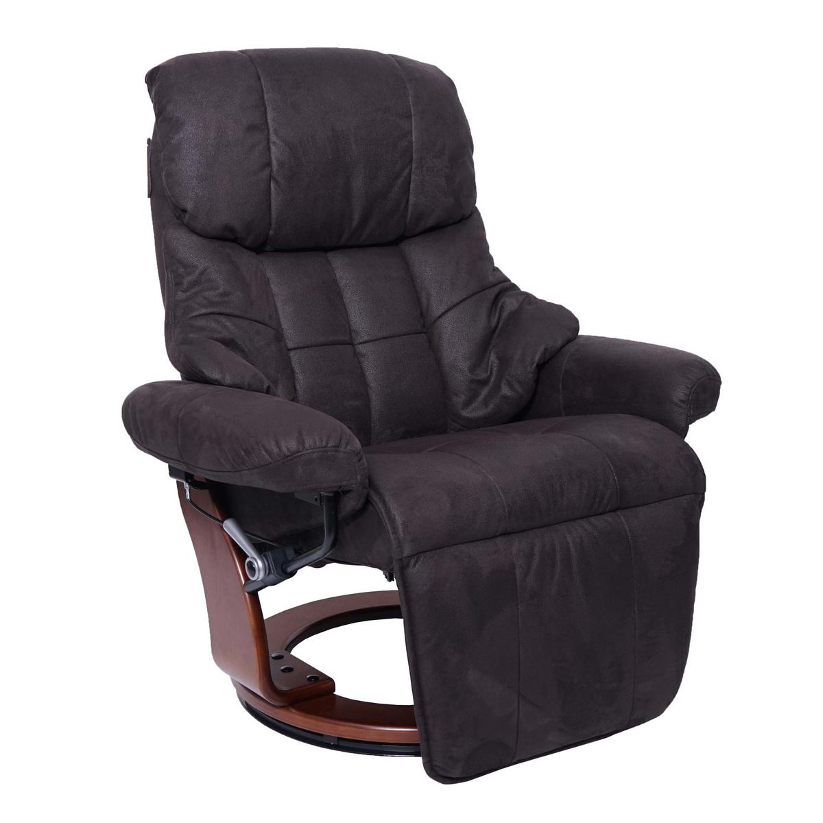RELAXSESSEL 2 Braun, Schwarz - Schwarz/Braun, Textil (90/105/82cm) - MCA