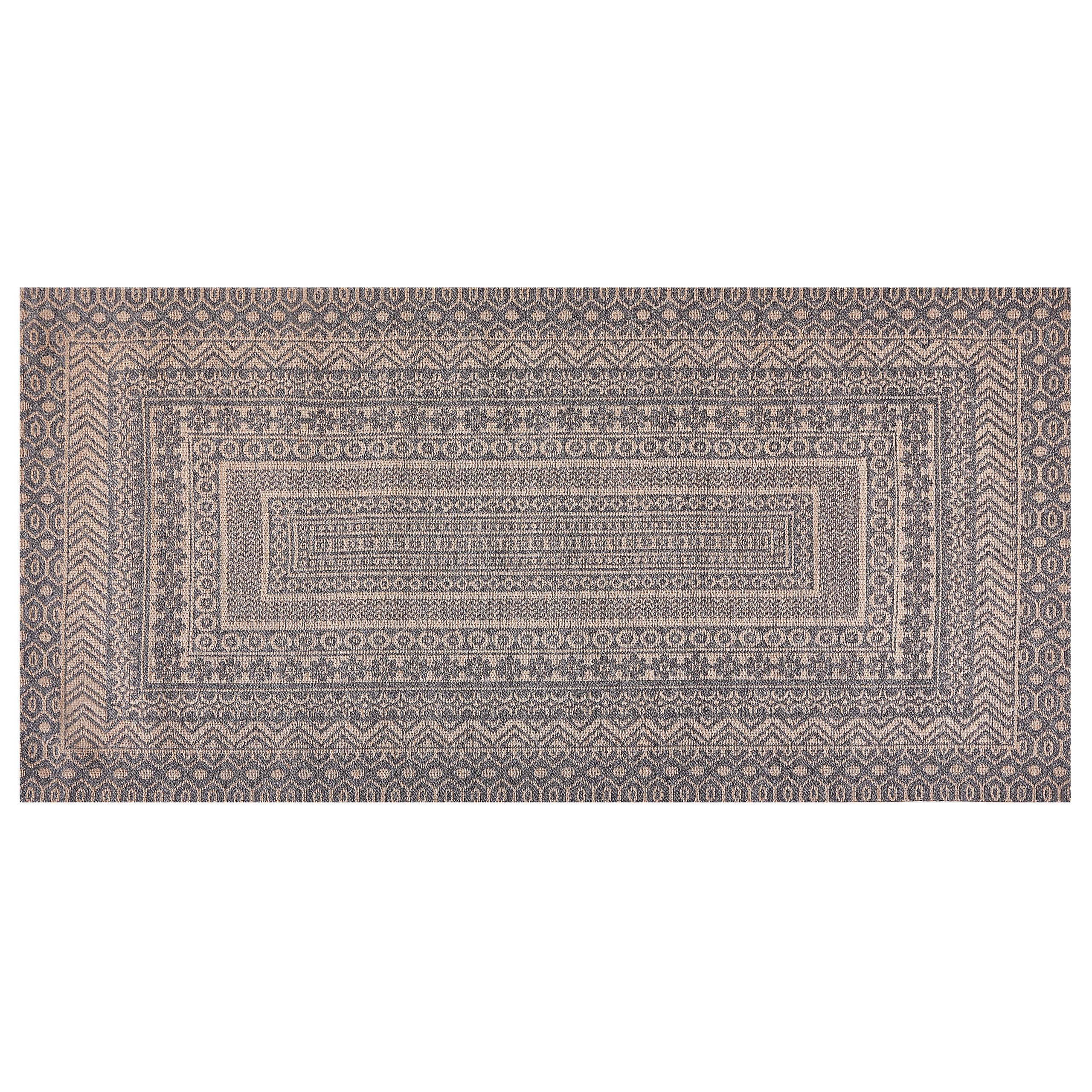 KURZFLOR-TEPPICH Baglar 150/80 cm - Beige, Naturmaterialien (80/150cm) - Beliani