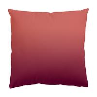 DEKOKISSEN Roter Farbverlauf 50/50 cm - Rot, Textil (50/50/10cm) - Bilderwelten