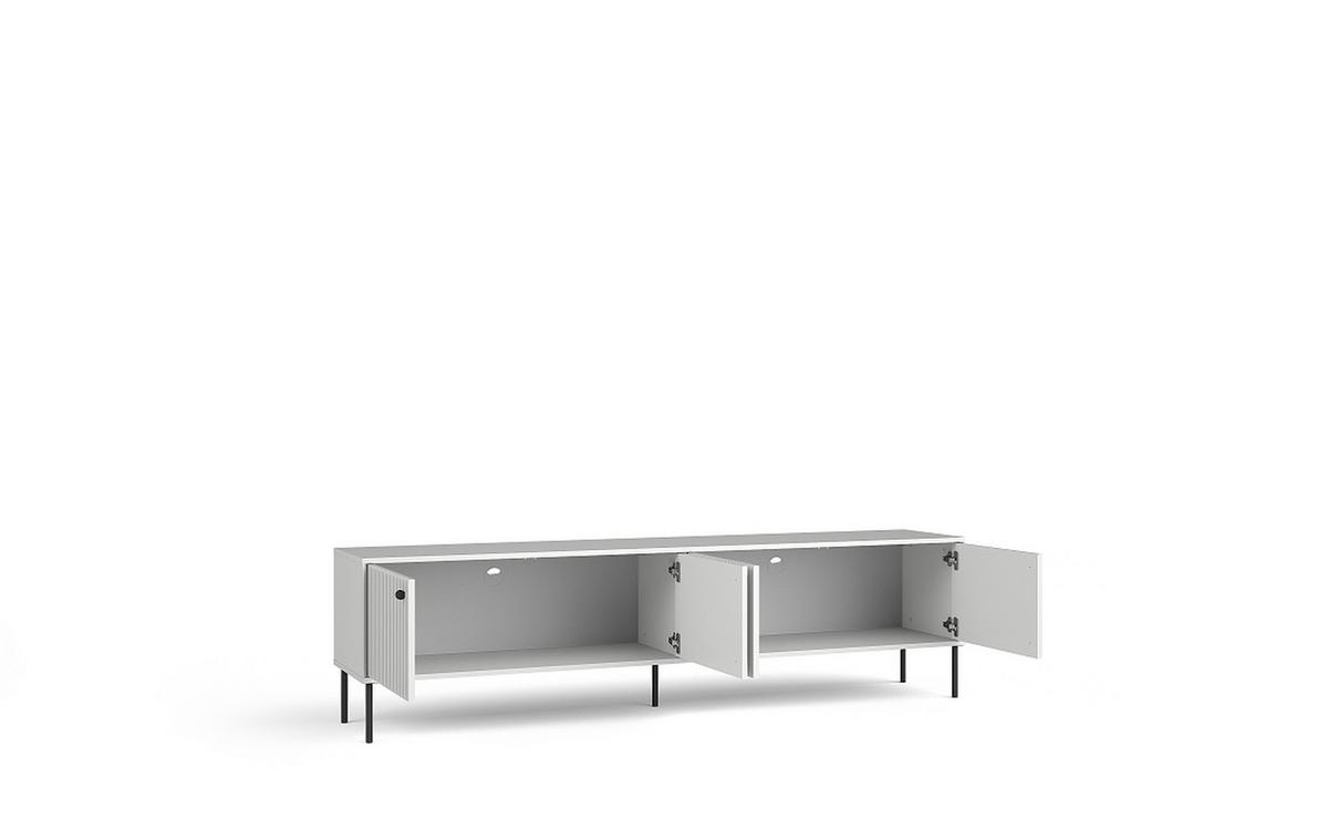 TV-SCHRANK Grau 207/54,8/40,5 - Grau, Holzwerkstoff (207/55/41cm) - RAUMHIRSCH FURNITURE