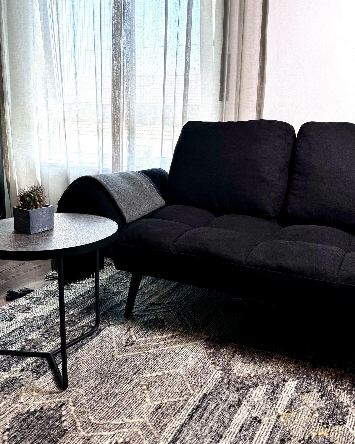 KELIM-TEPPICH Aratashen 230/160 cm - Grau, Textil (160/230cm) - Beliani