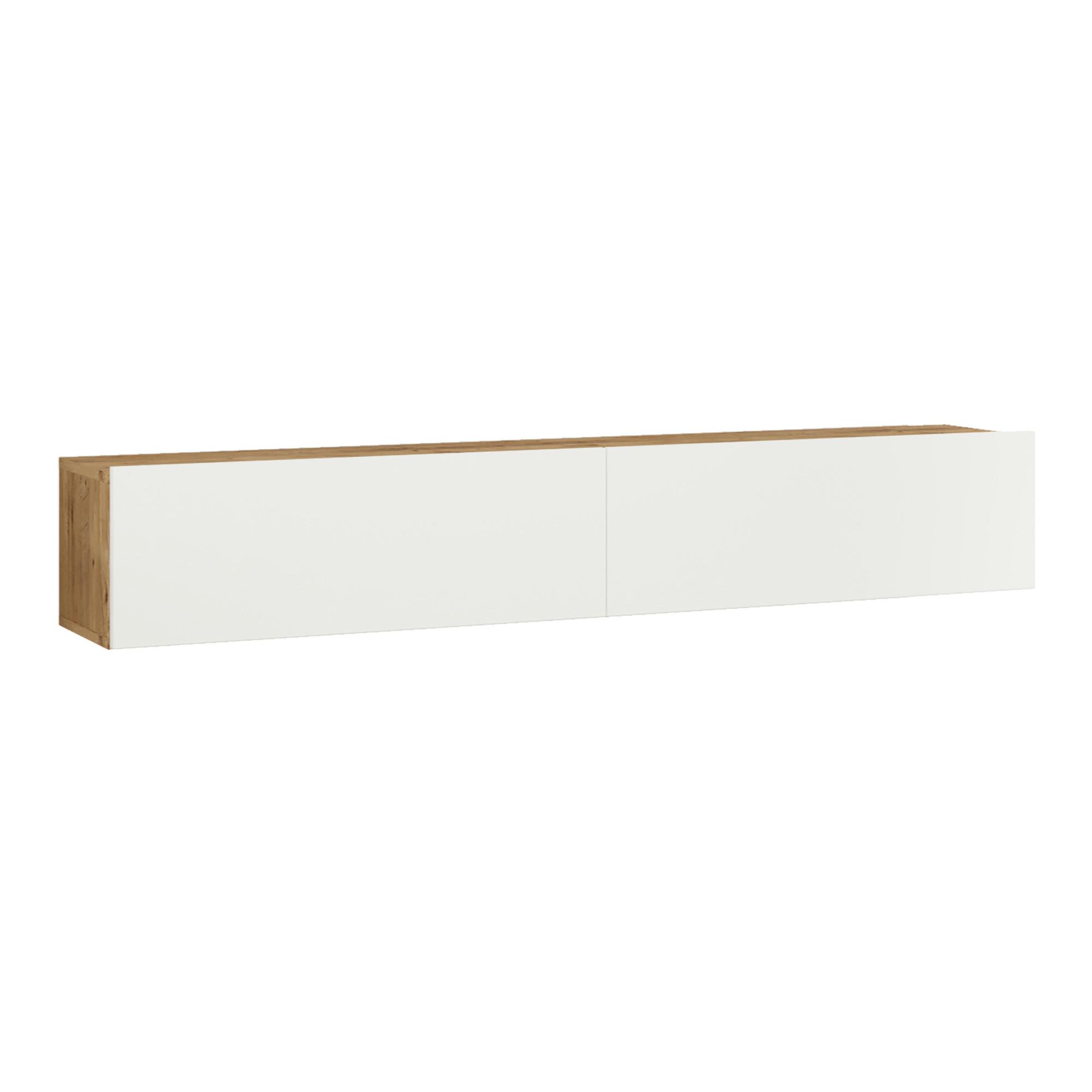TV-ELEMENT Lapinlahti - Weiß, Holzwerkstoff (180/29.5/31.5cm) - [en.casa]