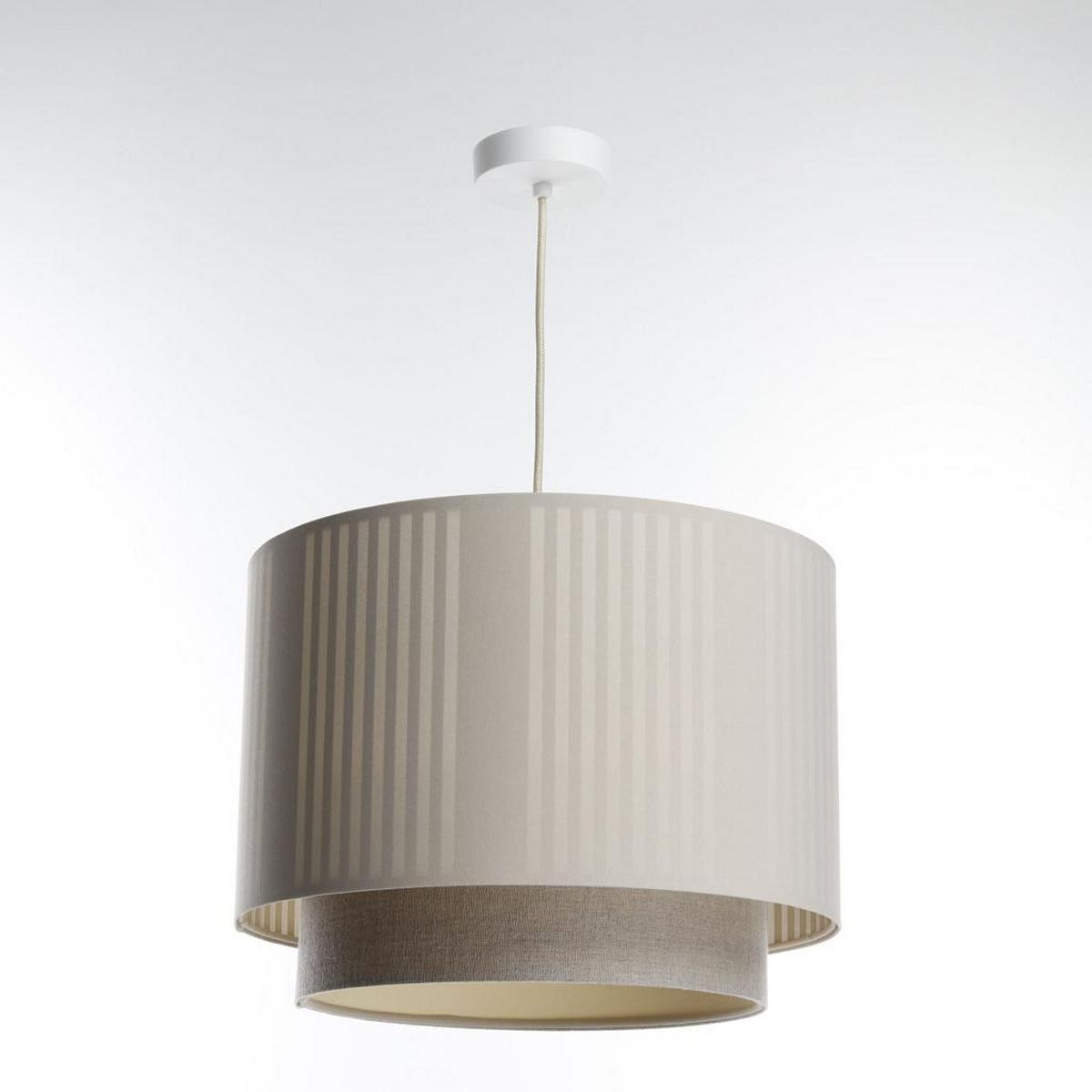 HÄNGELEUCHTE Grau 50/106 cm - Beige/Grau, Kunststoff (36/0.6/106cm) - ONZENO