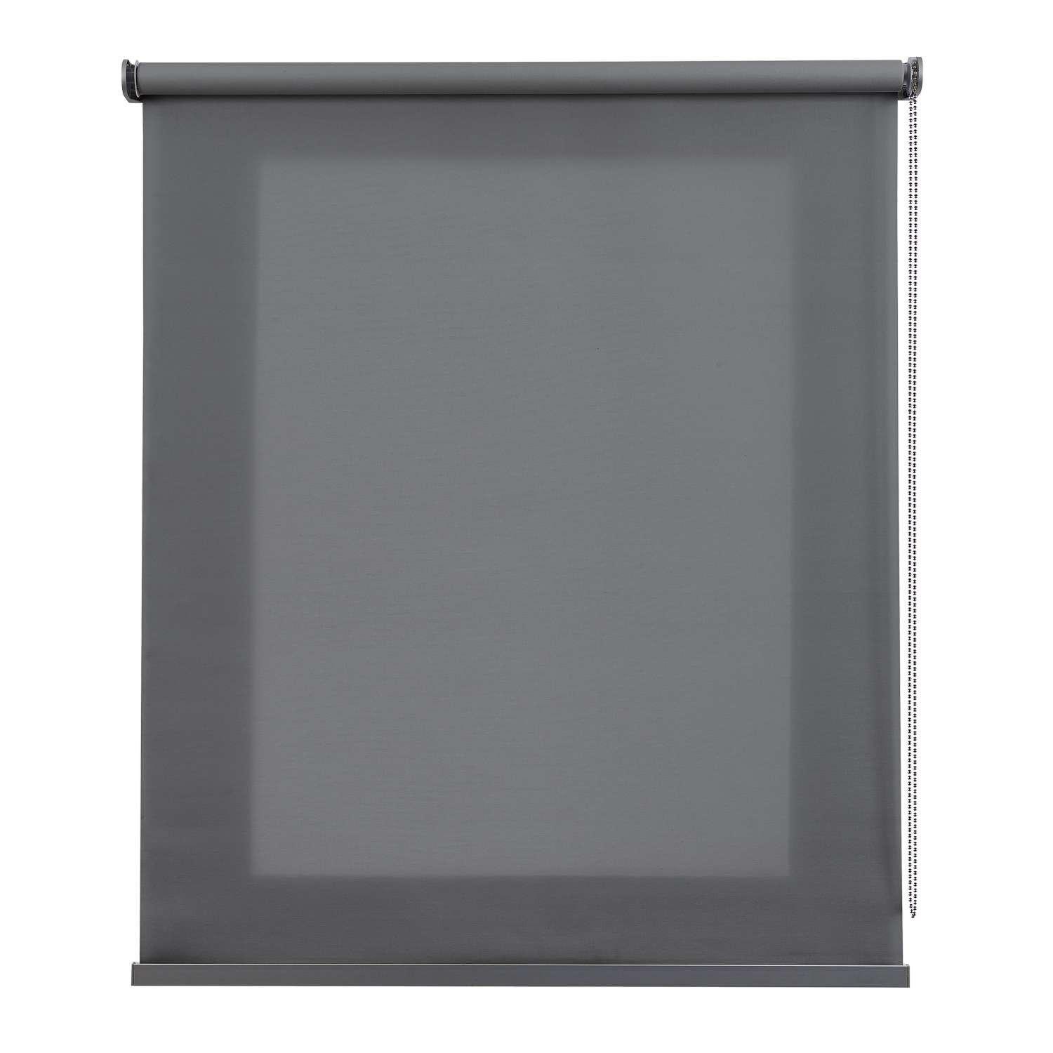 ROLLO| Grau, 80 cm x 180 cm - Dunkelgrau, Kunststoff (80/180cm) - STORESDECO