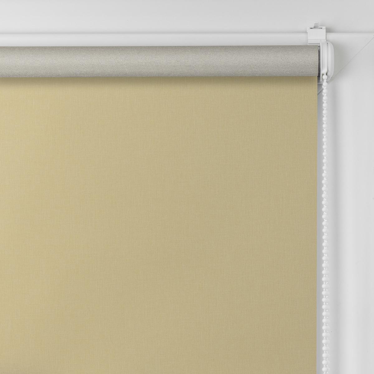 THERMO-ROLLO MADRID OHNE BOHREN, KLEMMTRÄGER, LICHTDURCHLÄSSIG - Beige, Kunststoff (90/190cm) - Lichtblick Original