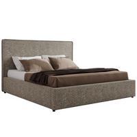 POLSTERBETT CORIVO CLASSIC 200/200 - Grau Strukture - Multipocket-Matratze - Grau, Textil (200/200cm) - MKS