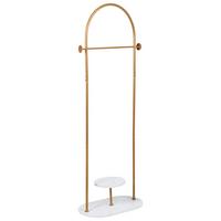 GARDEROBENSTÄNDER Gold Hardin - Goldfarben, Metall (60/174/33cm) - Beliani