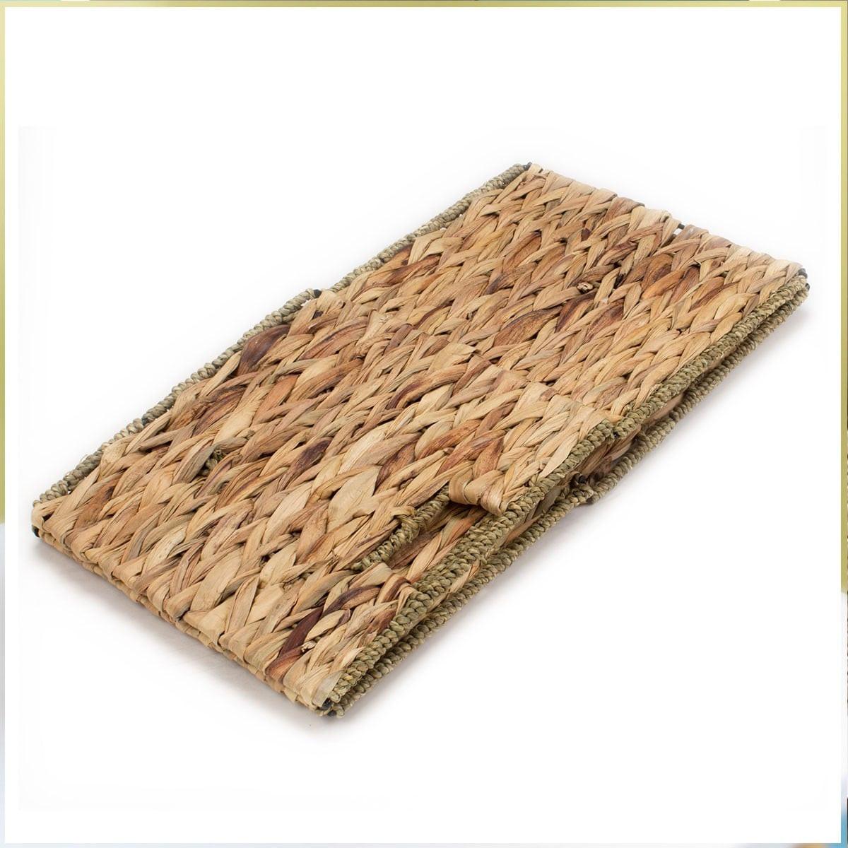 AUFBEWAHRUNGSWÜRFEL aus Wasserhyazinthe - 28x28x28cm - Apfelbaumfarben, Naturmaterialien (28/28/28cm) - Calicosy
