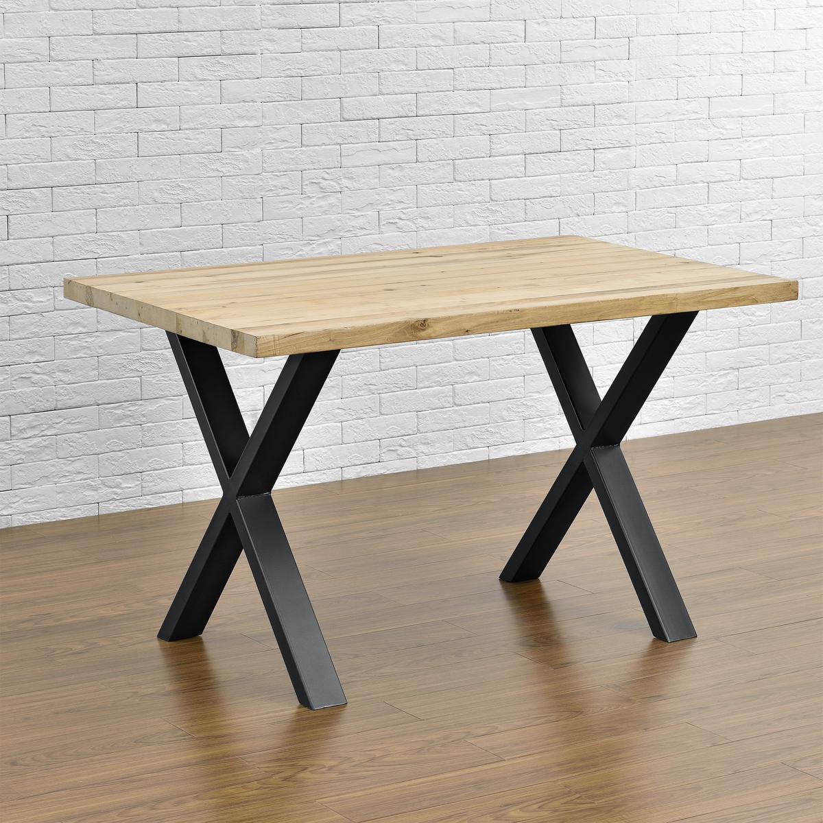 TISCHGESTELL-SET 2 TLG. Greith - Schwarz, Metall (59/72/8cm) - [en.casa]